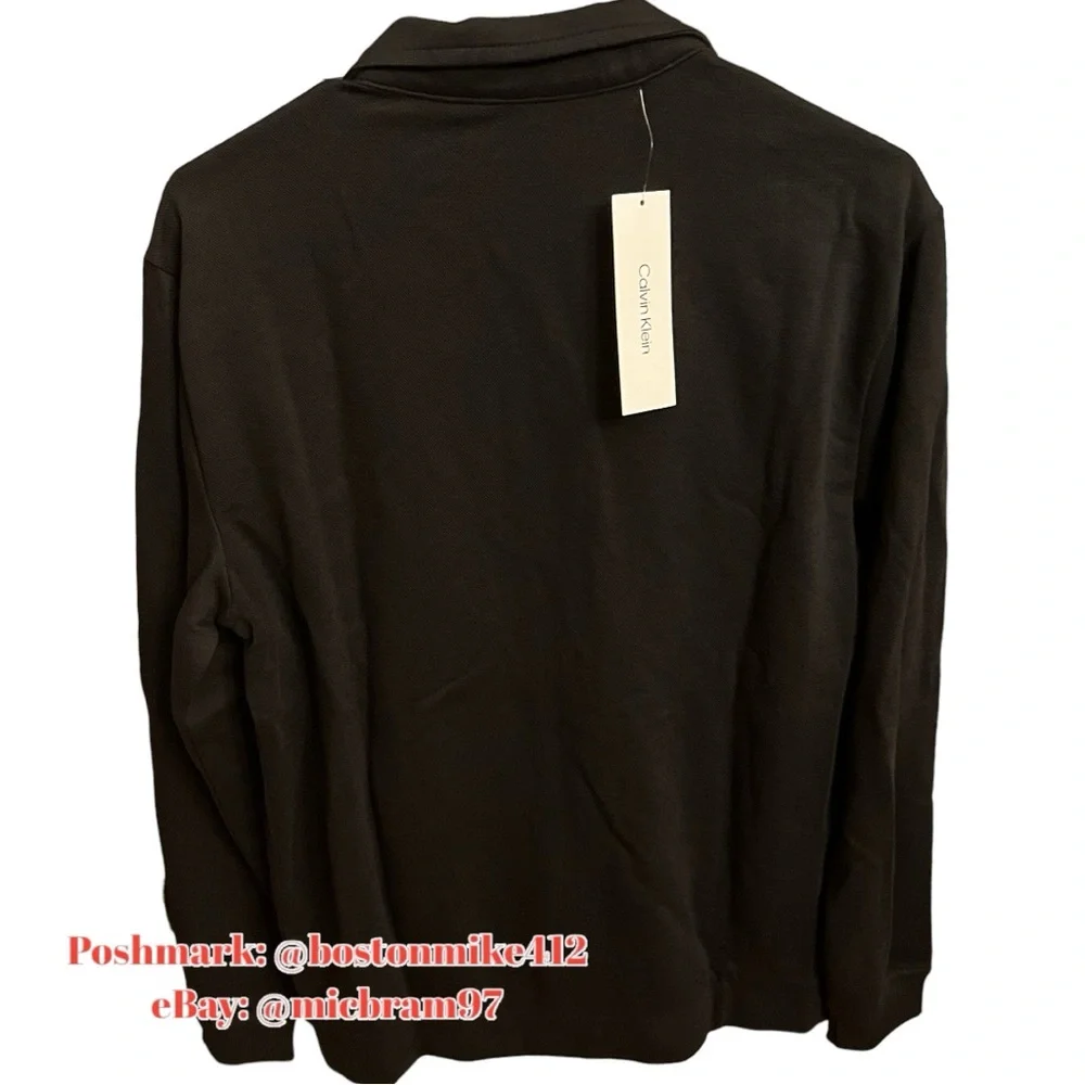 Calvin Klein Zip Up Jacket SM Calvin Klein ZipUp Jacket w/ Front Pockets BLACK